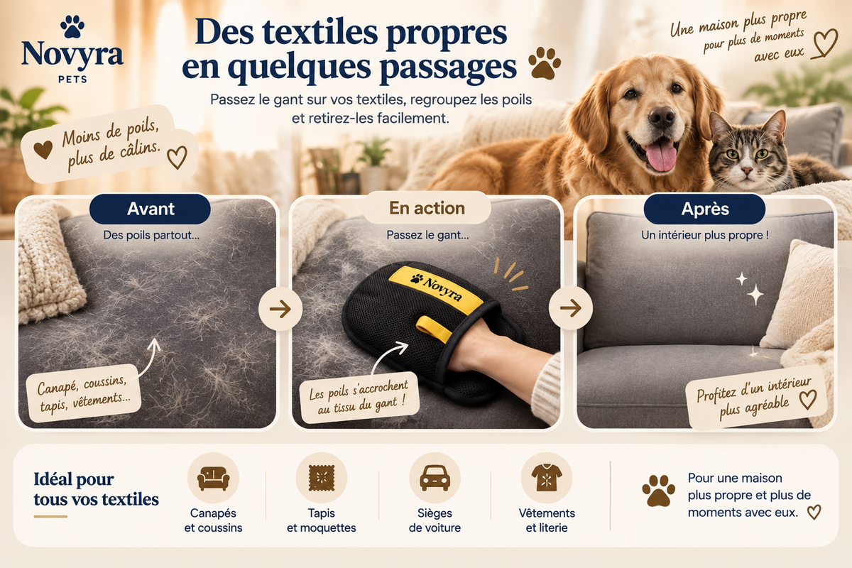 Des textiles propres en quelques passages